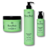 Gamme Rosebaie trio aloe vera shampoing masque & sérum