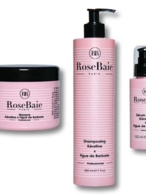 Rosebaie Trio Figue de Barbarie - Shampoing, Masque & Sérum Réparateur